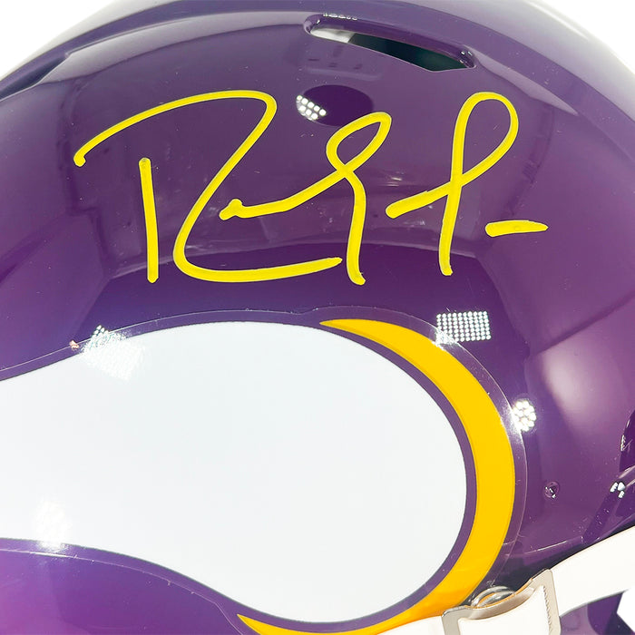 Randy Moss Signed Minnesota Vikings Throwback 83-01 Authentic Speed Full-Size Football Helmet (Beckett)