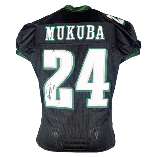 Andrew Mukuba Signed Philadelphia Black Football Jersey (Beckett)