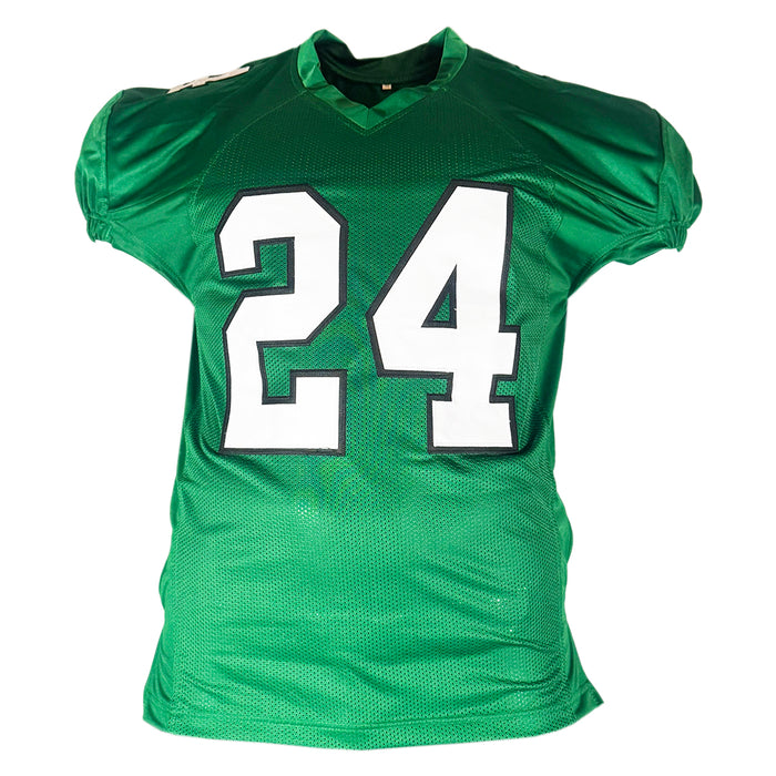 Andrew Mukuba Signed Philadelphia Green Football Jersey (Beckett)
