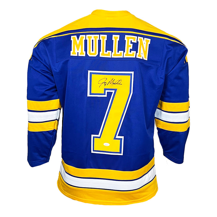 Joe Mullen Signed St Louis Blue Hockey Jersey (JSA)