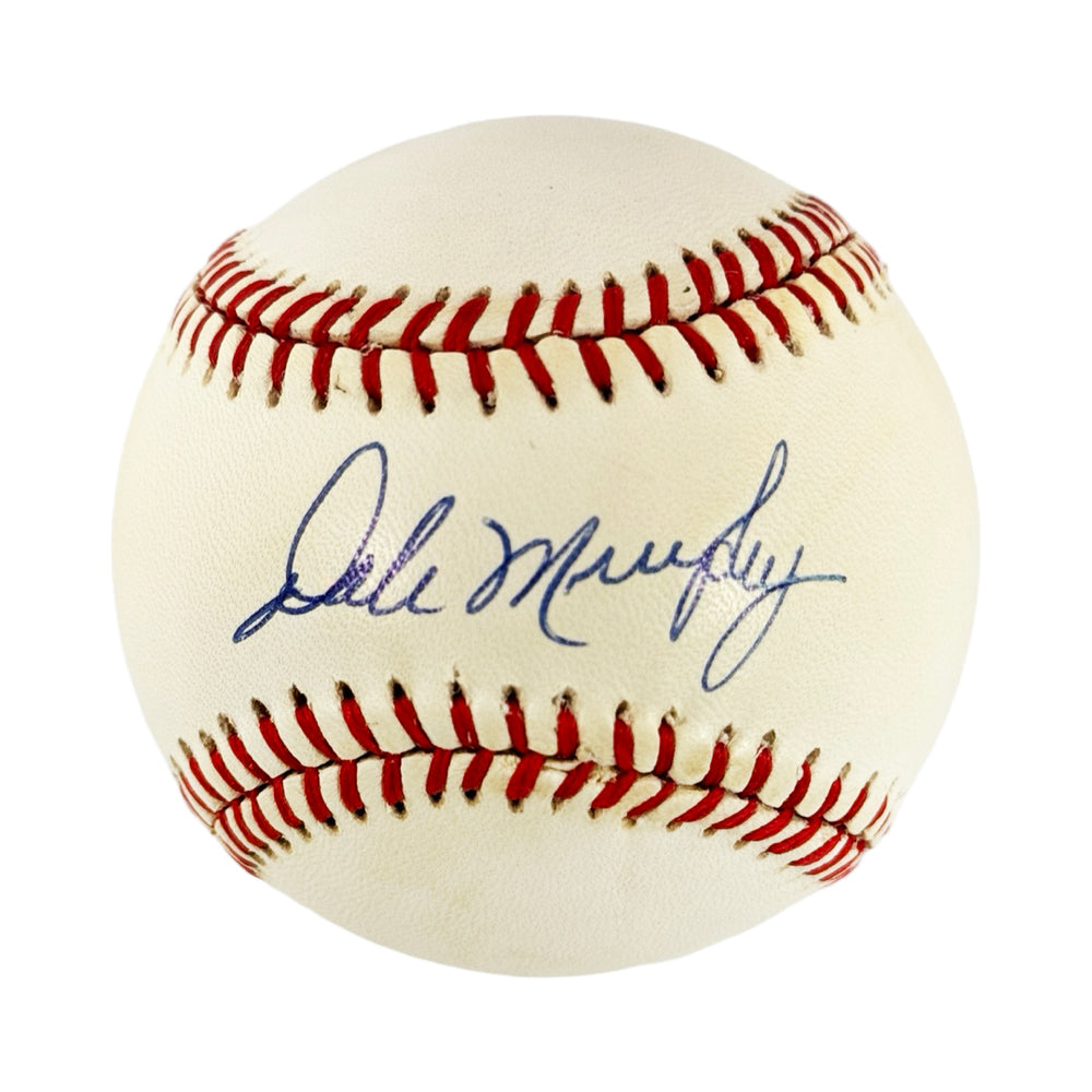 Dale Murphy Signed William D White President Rawlings Official National League Baseball (JSA AV22550)