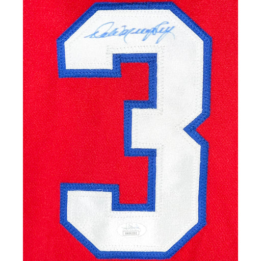 Dale Murphy Signed Blue Ink Atlanta Red Throwback Baseball Jersey (JSA)
