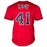 Charles Nagy Signed Cleveland Red Baseball Jersey (JSA)