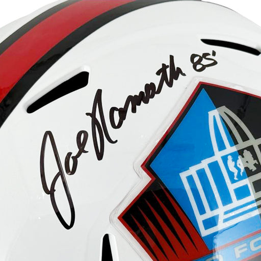 Joe Namath Signed Hall of Fame Speed Full-Size Replica Football Helmet (PSA)