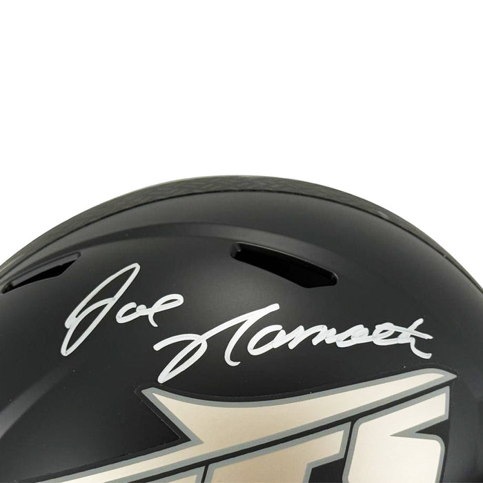 Joe Namath Signed New York Jets Rivalries Speed Full-Size Replica Football Helmet (PSA)