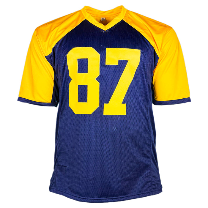 Jordy Nelson Signed Green Bay Throwback Football Jersey (JSA)