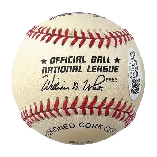 Don Newcombe Signed Rawlings Official Major League Baseball (JSA)