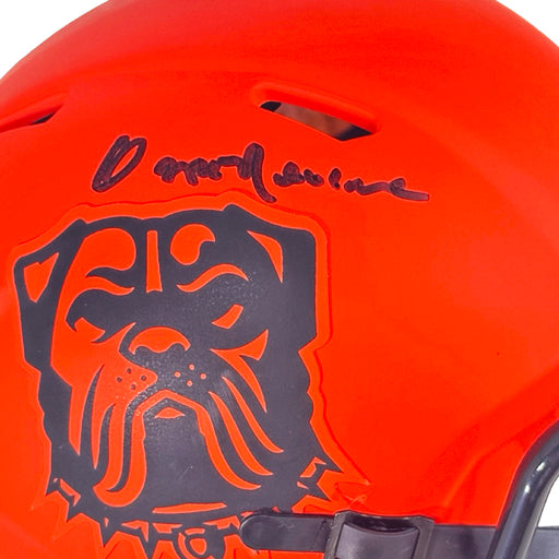 Ozzie Newsome Signed Cleveland Browns Rave Mini Football Helmet (JSA)