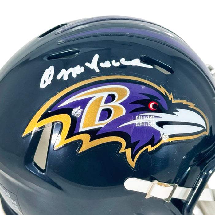 Ozzie Newsome Signed Baltimore Ravens Speed Mini Football Helmet (JSA)