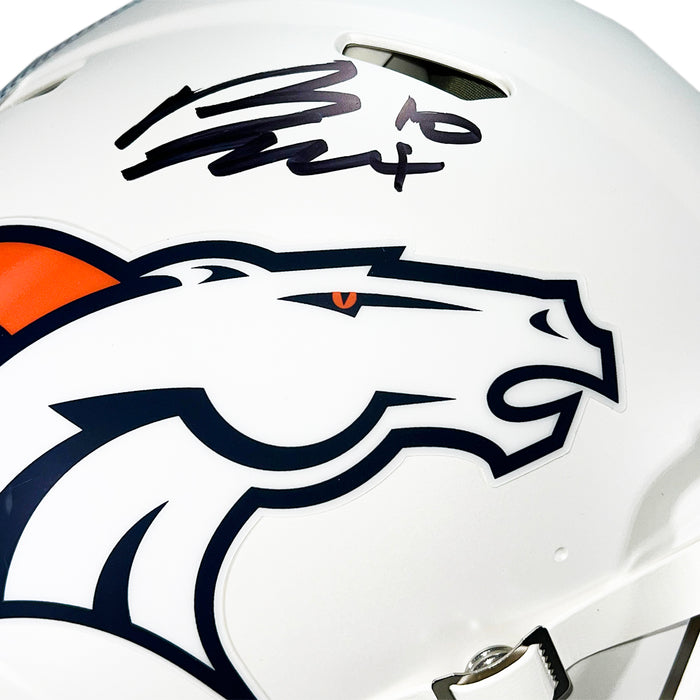 Bo Nix Signed Denver Broncos Authentic Alt 2024 Speed Full-Size Football Helmet (Beckett)