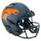 Bo Nix Signed Denver Broncos Authentic Eclipse Full-Size Football Helmet (Beckett)