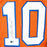 Bo Nix Signed Denver Orange Football Jersey (Beckett)