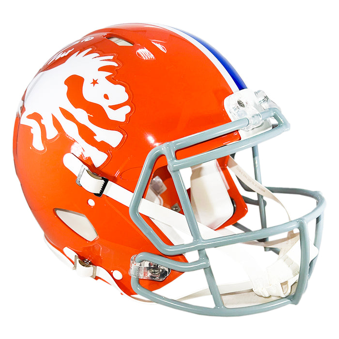 Bo Nix Signed Denver Broncos Throwback 1966 Authentic Speed Full-Size Football Helmet (Beckett)