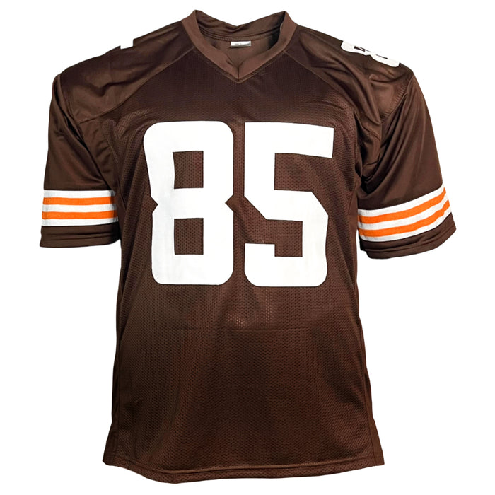 David Njoku Abbreviated Sig Cleveland Football Jersey Brown (JSA)