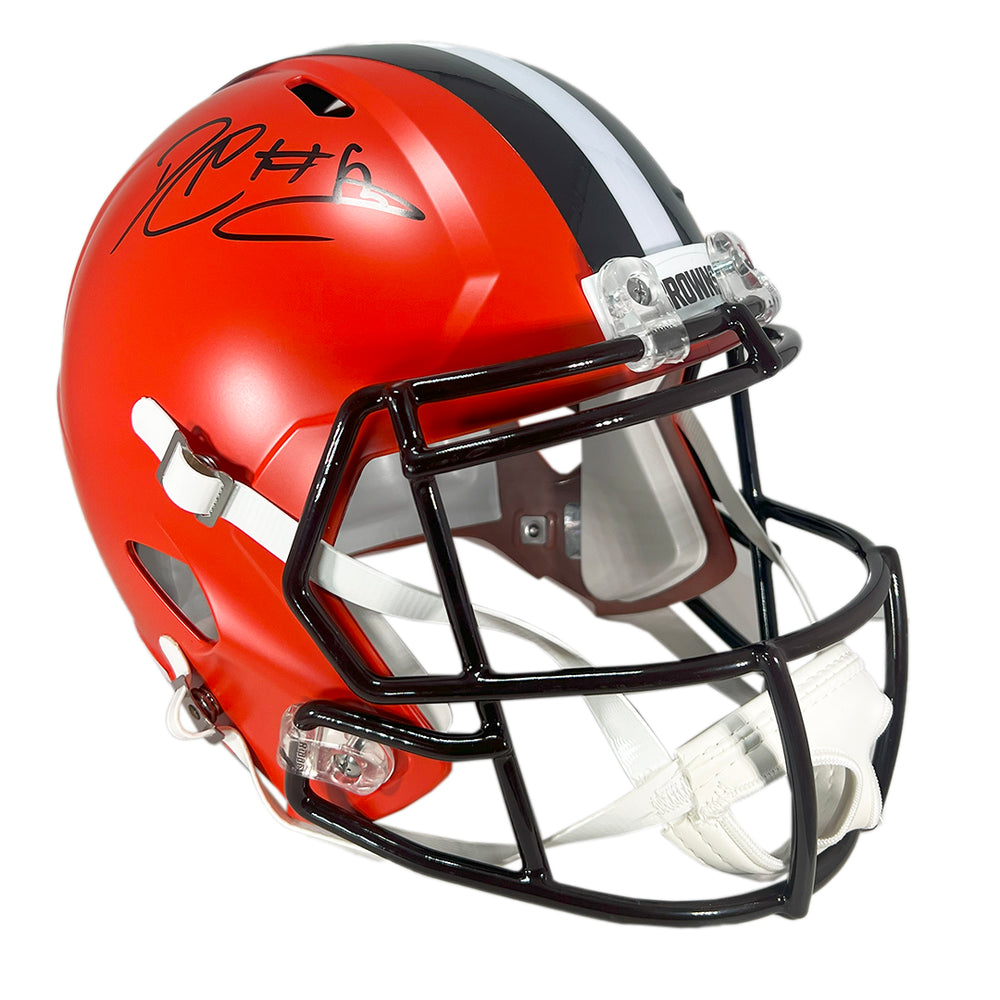 David Njoku Signed Cleveland Browns Speed Full-Size Replica Football Helmet (Beckett)