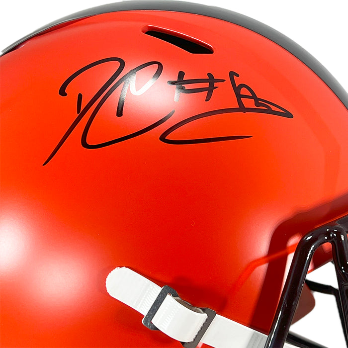 David Njoku Signed Cleveland Browns Speed Full-Size Replica Football Helmet (Beckett)