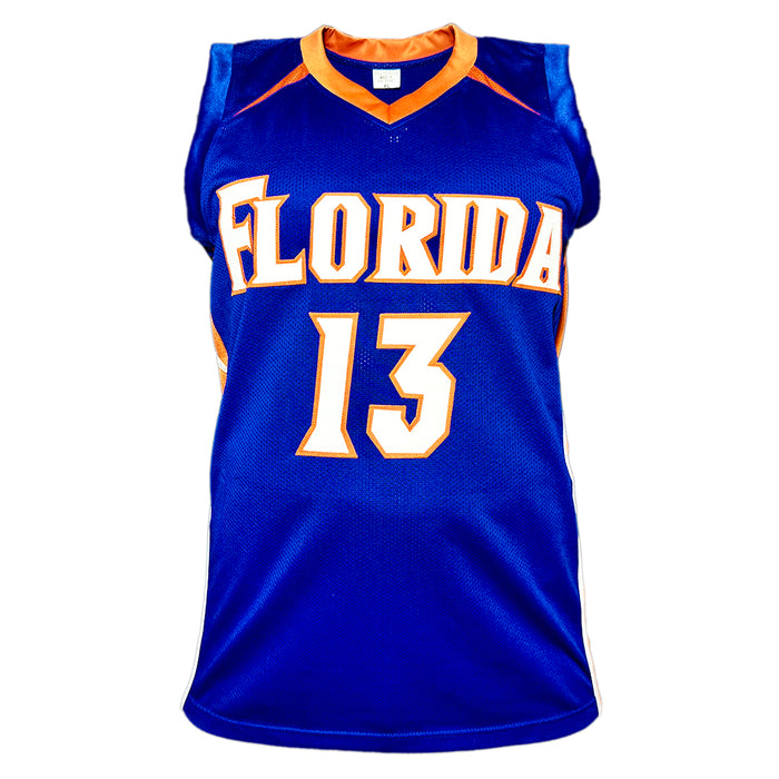 Joakim Noah Signed Florida College Blue Basketball Jersey (Beckett)