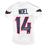 Jaylin Noel Signed Houston White Game Style Football Jersey (JSA)