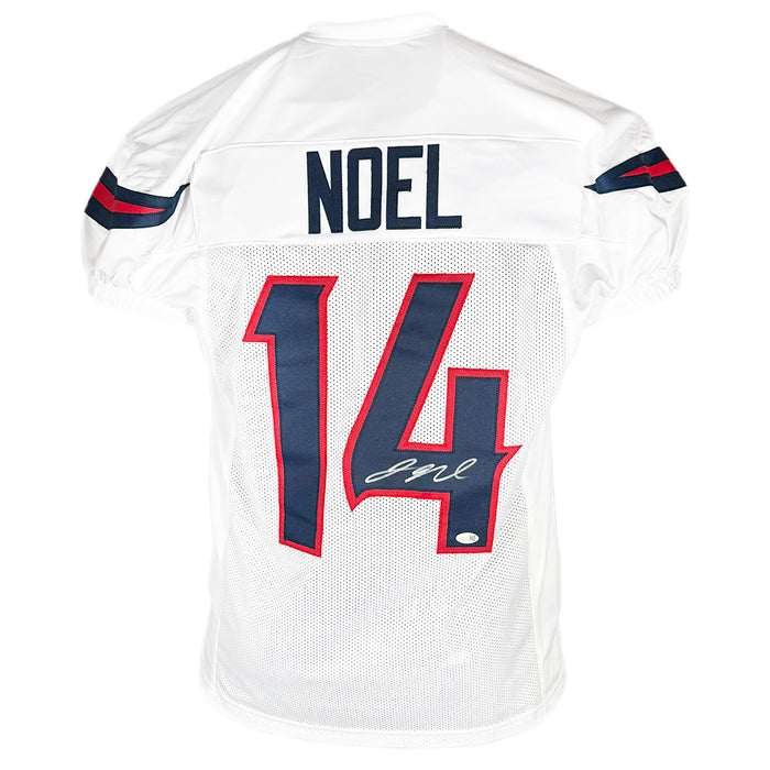 Jaylin Noel Signed Houston White Game Style Football Jersey (JSA)