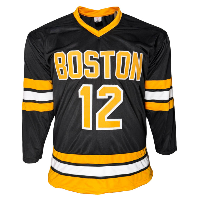 Adam Oates Signed Boston Black HOF 12 Hockey Jersey (Beckett)