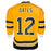 Adam Oates Signed Boston Yellow HOF 12 Hockey Jersey (Beckett)