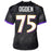 Jonathan Ogden Signed Baltimore Black Football Jersey (Beckett)