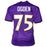 Jonathan Ogden Signed Baltimore Purple Football Jersey (Beckett)