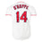 Logan O'Hoppe Signed Go Halos Inscription Los Angeles White Baseball Jersey (Beckett)