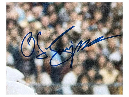 OJ Simpson Signed Buffalo vs New York 16x20 Football Photo (JSA)