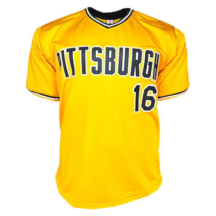 Al Oliver Signed Pittsburgh Yellow Baseball Jersey (JSA)