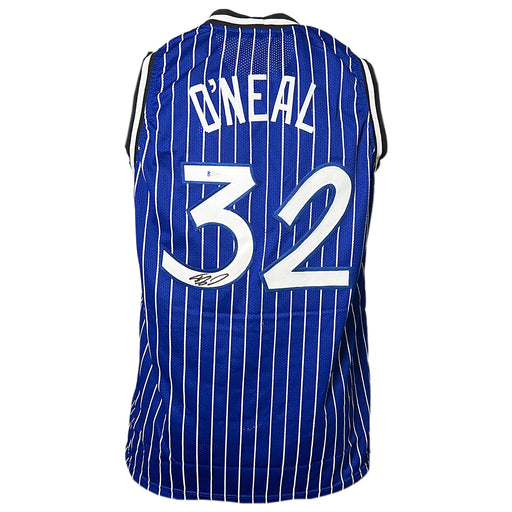 Shaquille O'Neal Signed Orlando Pinstripe Basketball Jersey (Beckett)