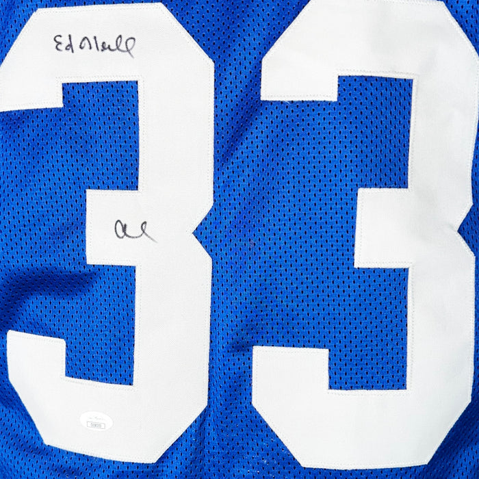 al bundy football helmet Ed O'Neill "Al Bundy" Signed Al Inscription Polk High Blue Football Je — RSA