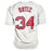David Ortiz Signed Boston Grey Baseball Jersey (JSA)