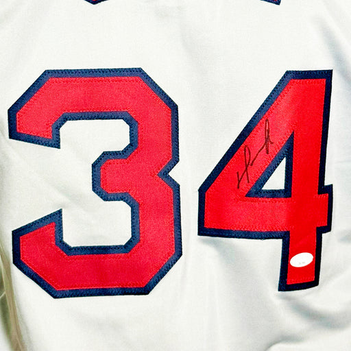 David Ortiz Signed Boston Grey Baseball Jersey (JSA)