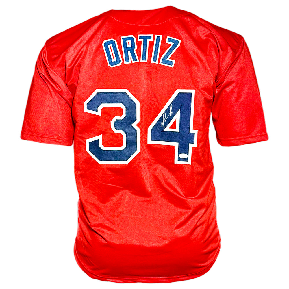 David Ortiz Signed Boston Red Baseball Jersey (JSA)