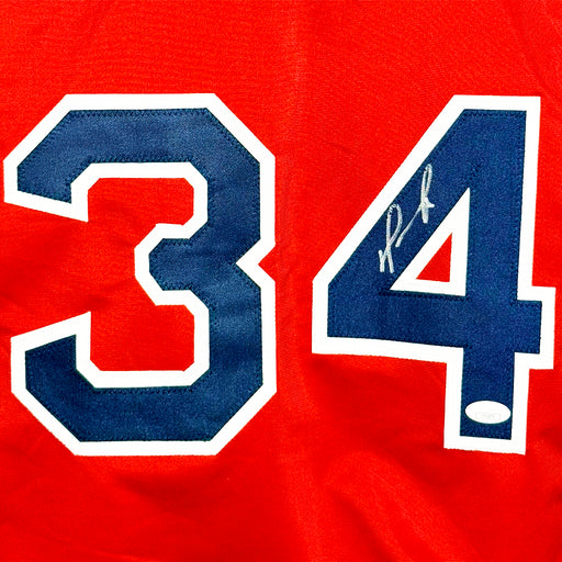 David Ortiz Signed Boston Red Baseball Jersey (JSA)