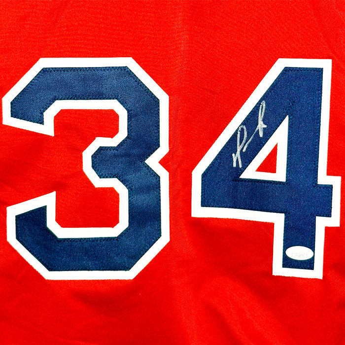 David Ortiz Signed Boston Red Baseball Jersey (JSA)