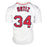 David Ortiz Signed Boston White Baseball Jersey (JSA)