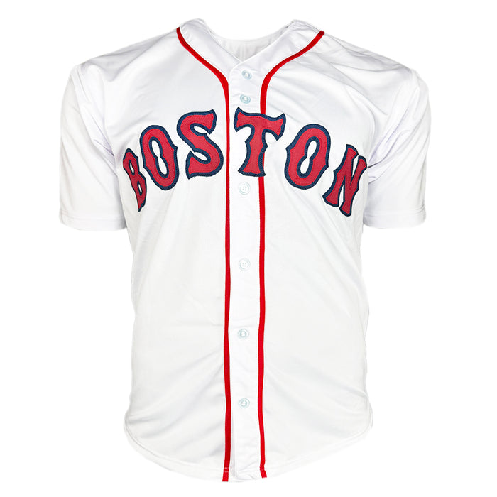 David Ortiz Signed Boston White Baseball Jersey (JSA)