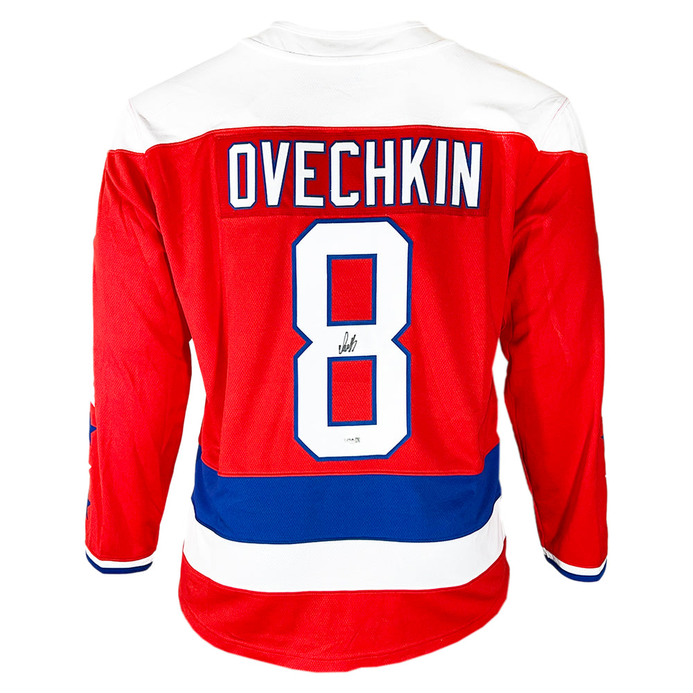 Alexander Ovechkin Signed Authentic Washington Capitals Alternate Red Small Hockey Jersey (JSA)