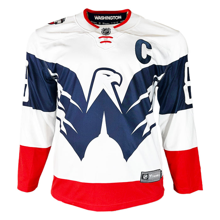 Alexander Ovechkin Signed Authentic Washington Capitals White Stadium Series Hockey Jersey Large (JSA)