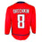 Alexander Ovechkin Signed Stanley Cup Patch Authentic Washington Capitals Red Medium Hockey Jersey (JSA)