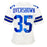 DeMarvion Overshown Signed Dallas White Football Jersey (JSA)