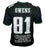 Terrell Owens Signed Philadelphia Black Stats Football Jersey (JSA)