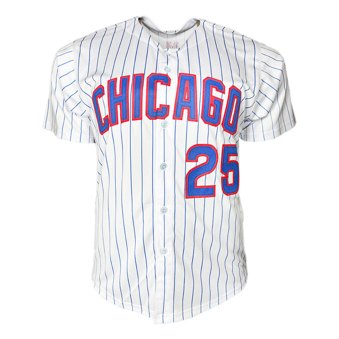 Rafael Palmeiro Signed Chicago Pinstripe Baseball Jersey (JSA)