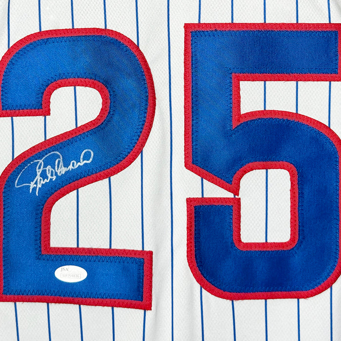Rafael Palmeiro Signed Chicago Pinstripe Baseball Jersey (JSA)