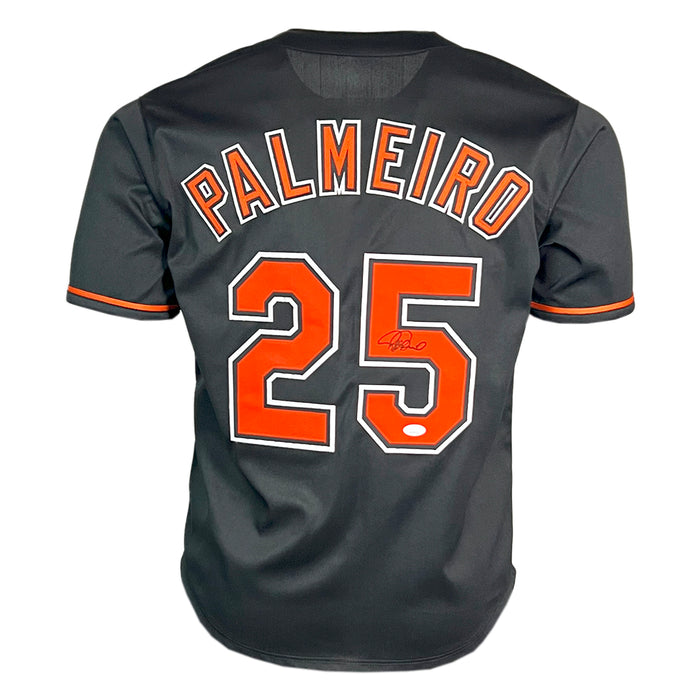 Rafael Palmeiro Signed Baltimore Black Baseball Jersey (JSA)