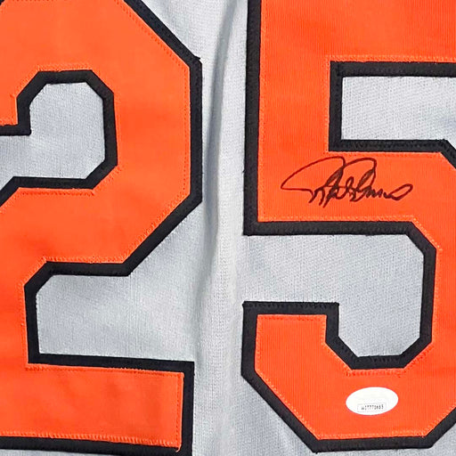 Rafael Palmeiro Signed Baltimore Grey Baseball Jersey (Beckett)