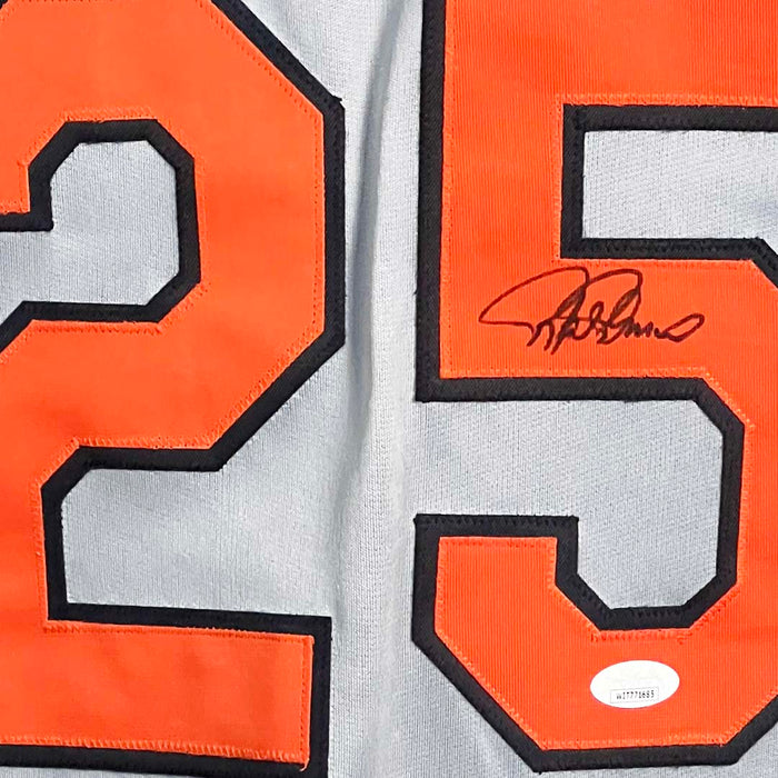 Rafael Palmeiro Signed Baltimore Grey Baseball Jersey (Beckett)
