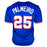 Rafael Palmeiro Signed Texas Royal Blue Baseball Jersey (JSA)